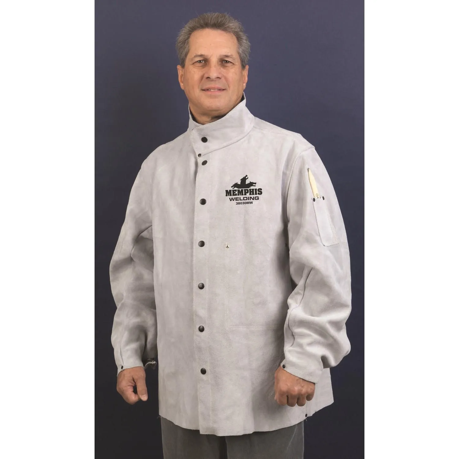 38030MWXL MCR Leather Welding Jacket,30",XL0