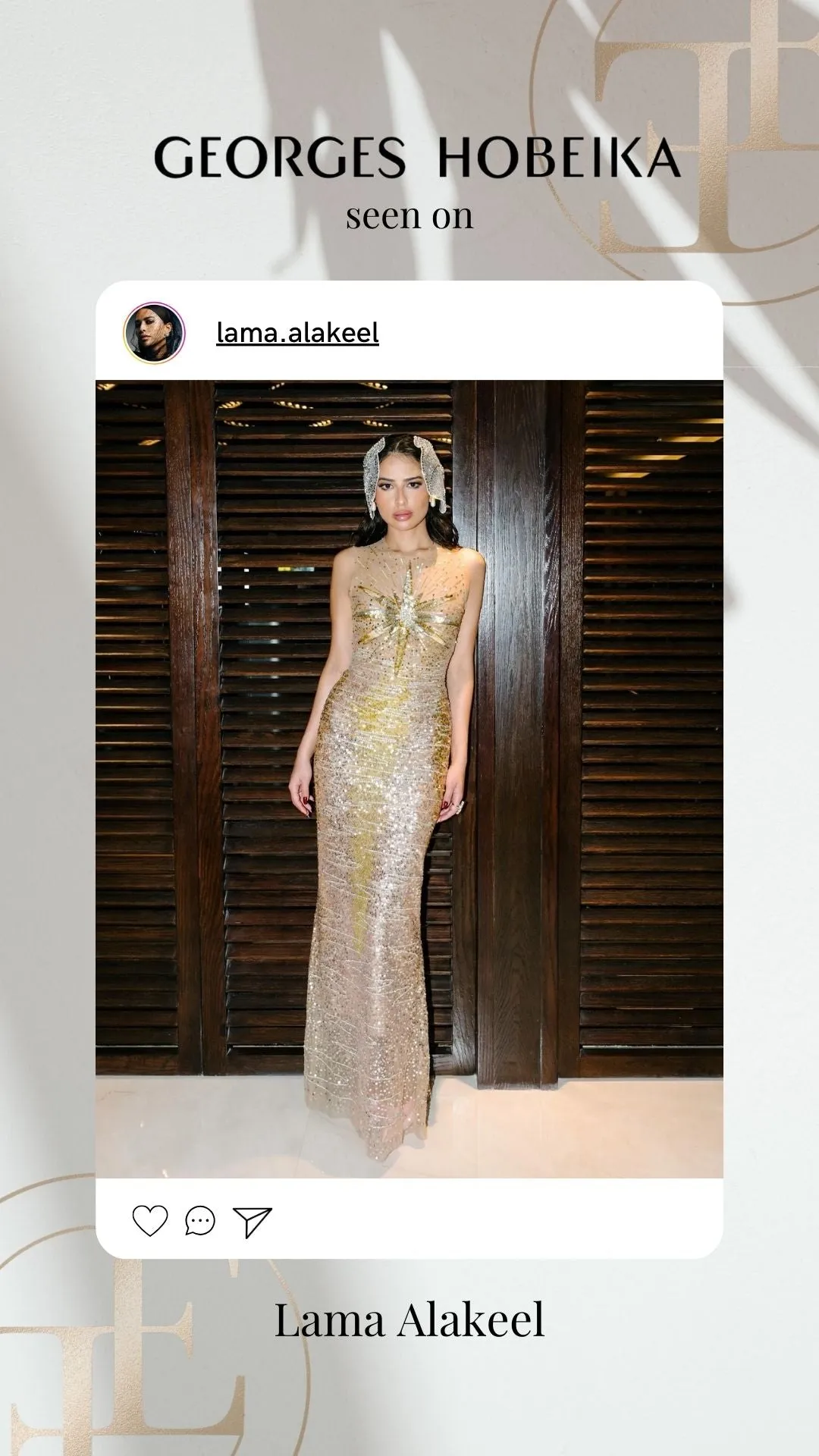 Beaded Tulle  Dress