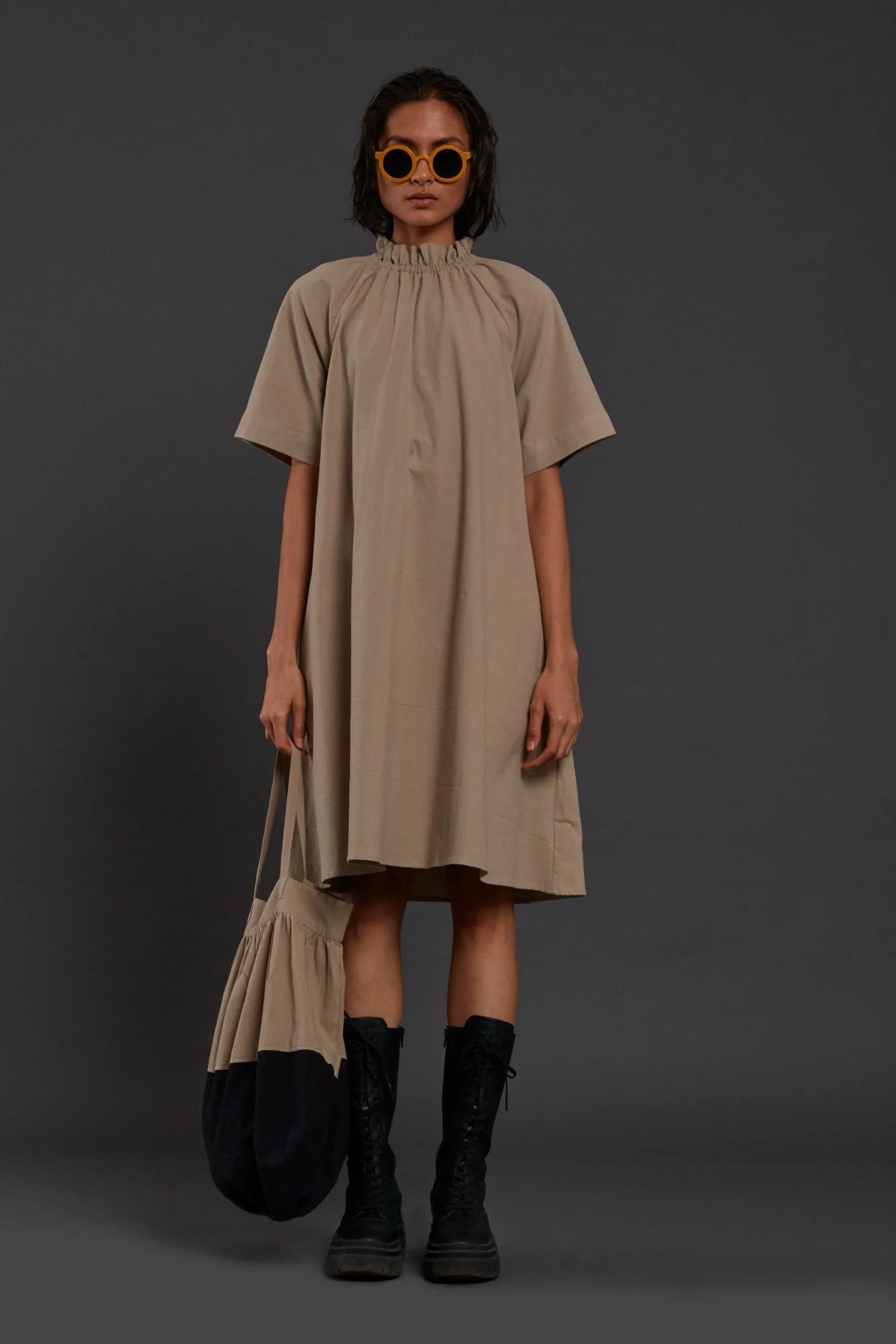 Beige Tora Dress