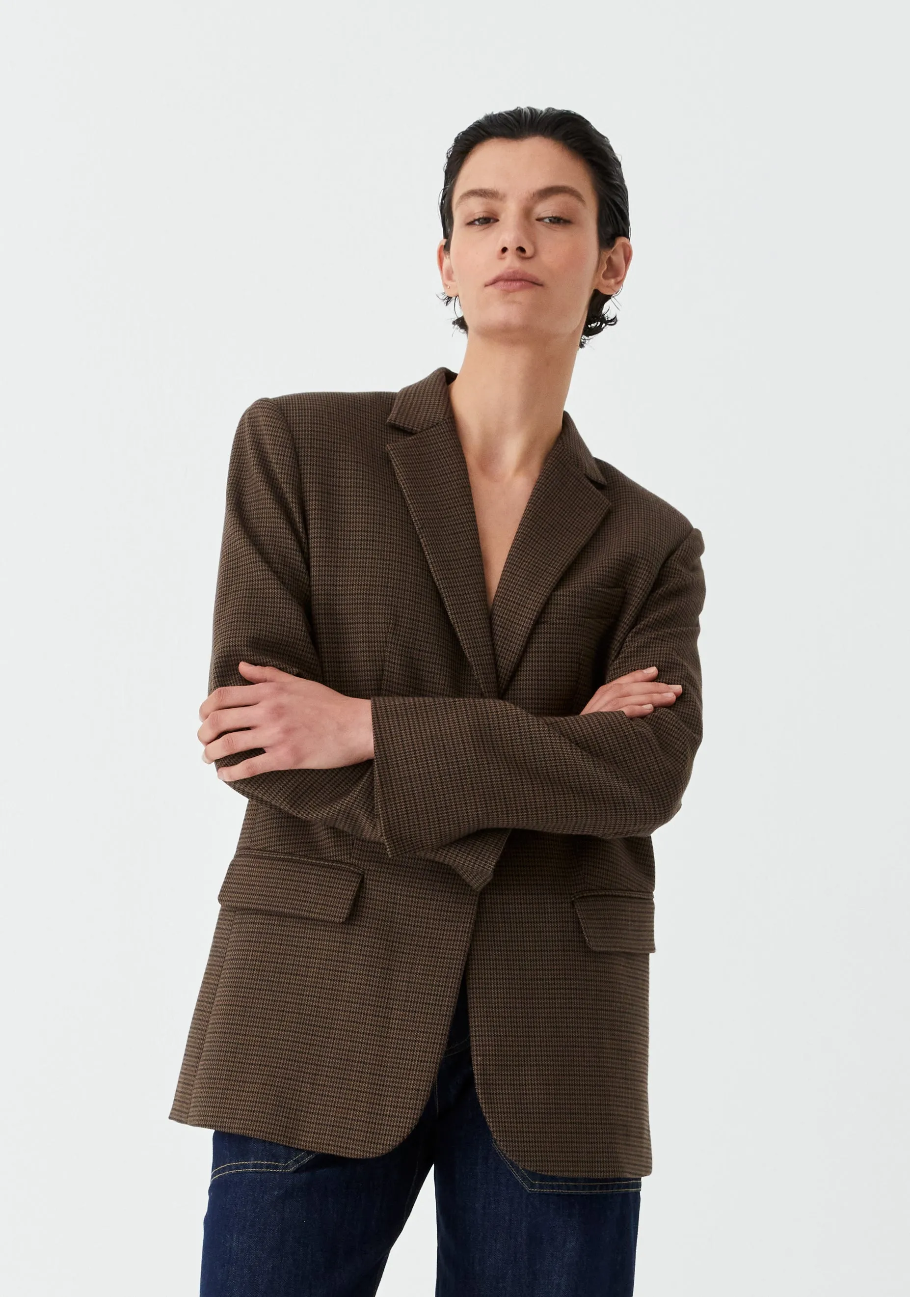 Emmet Blazer_Houndstooth