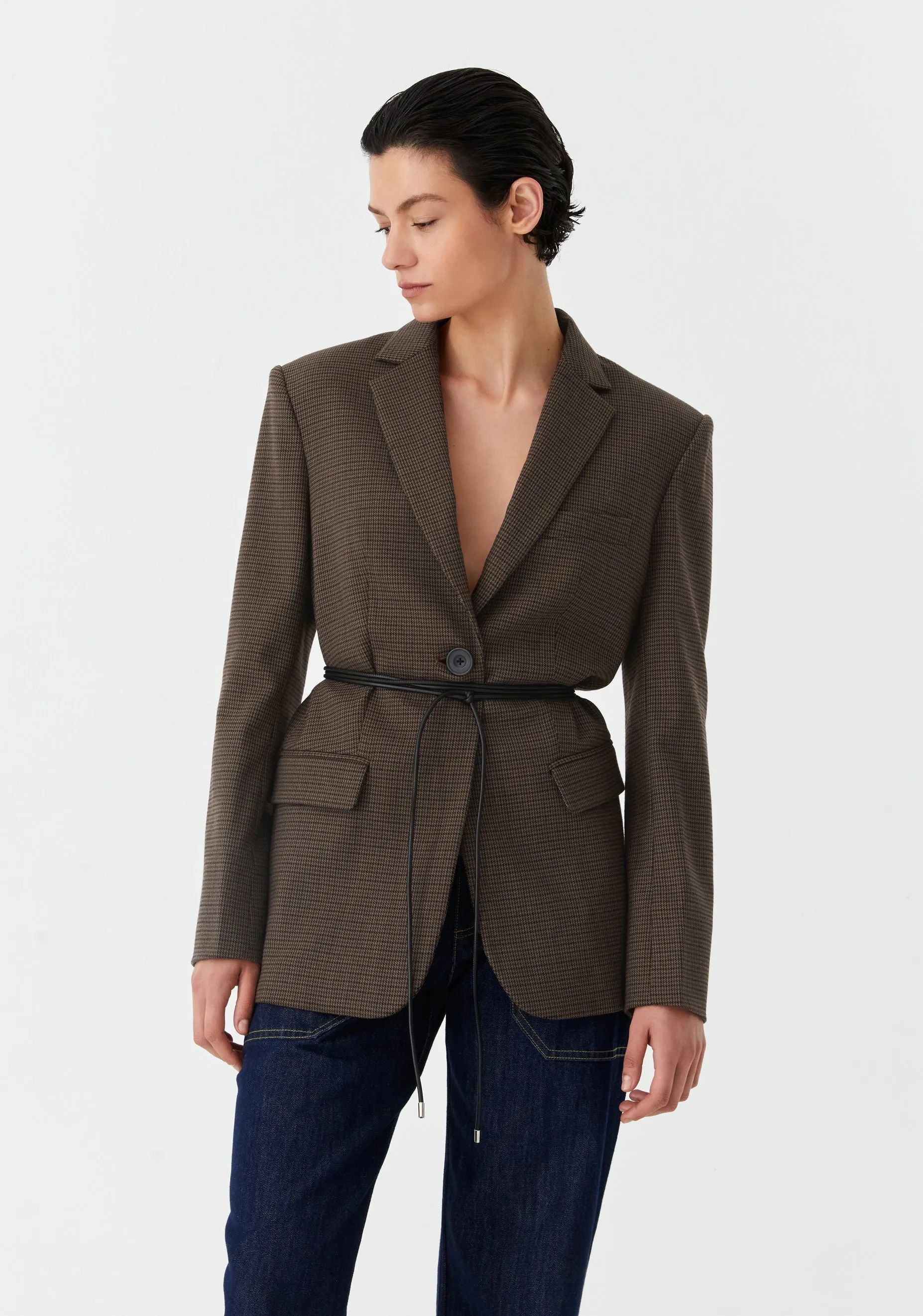 Emmet Blazer_Houndstooth