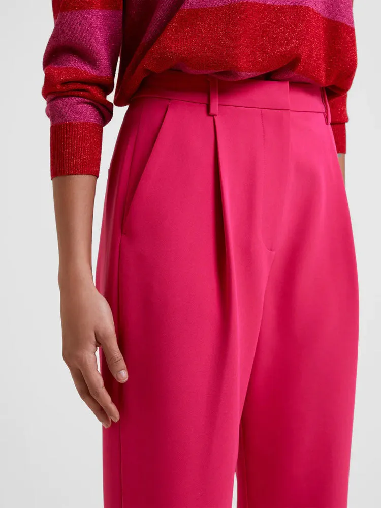 Great Plains Evening Crepe Tailored Trouser Christmas Rose