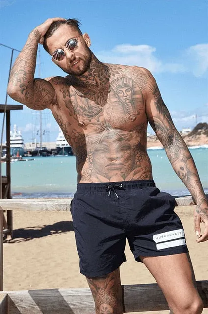 Hot 2019 Swimming Trunks Men New Swimwear Men