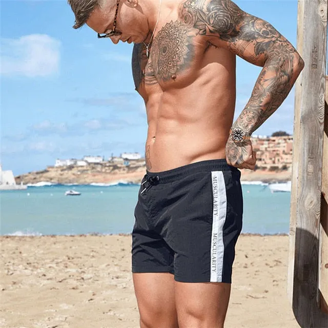 Hot 2019 Swimming Trunks Men New Swimwear Men