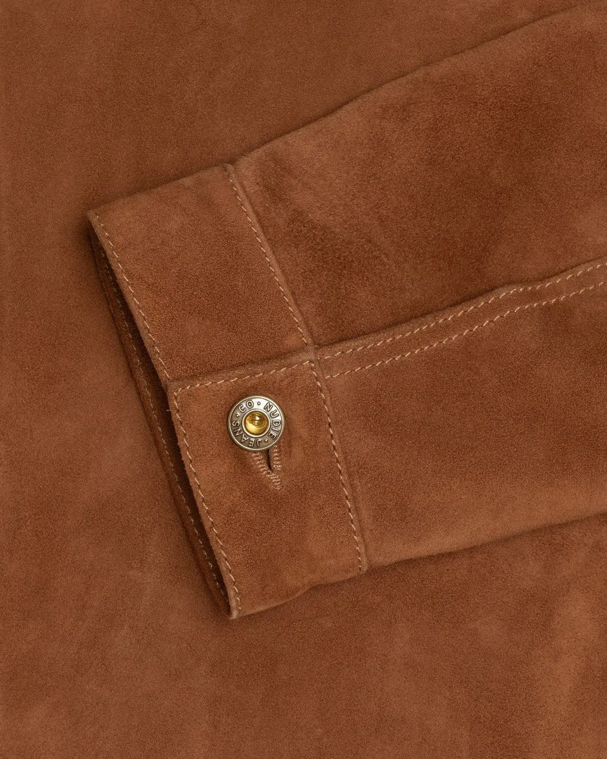 Nudie Jeans Dante II Suede Jacket - Camel
