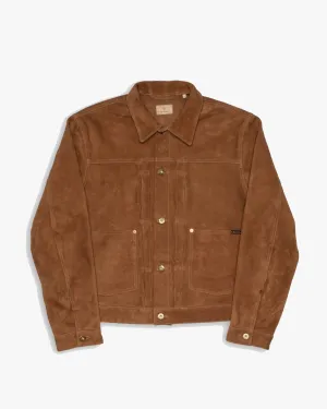 Nudie Jeans Dante II Suede Jacket - Camel