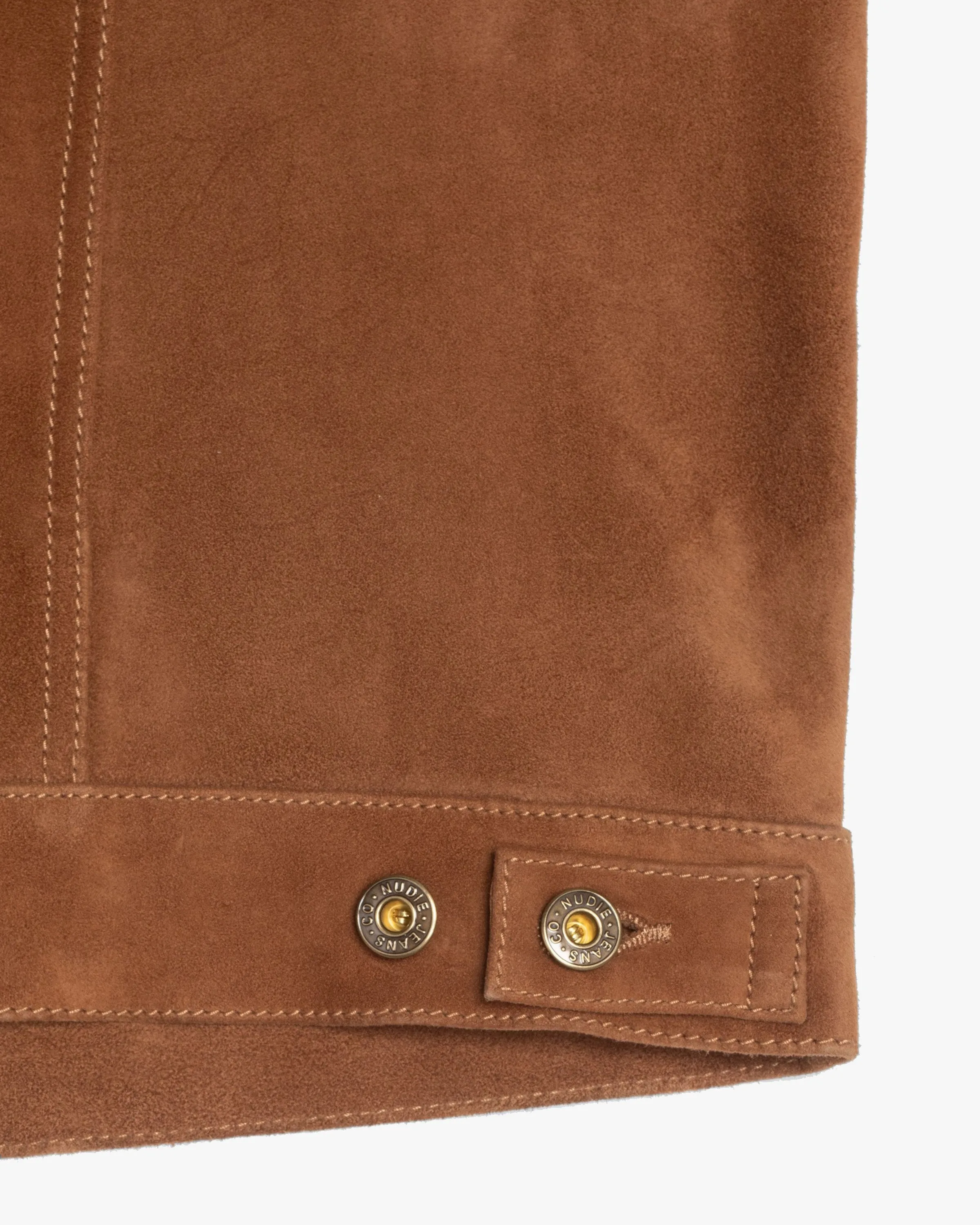 Nudie Jeans Dante II Suede Jacket - Camel