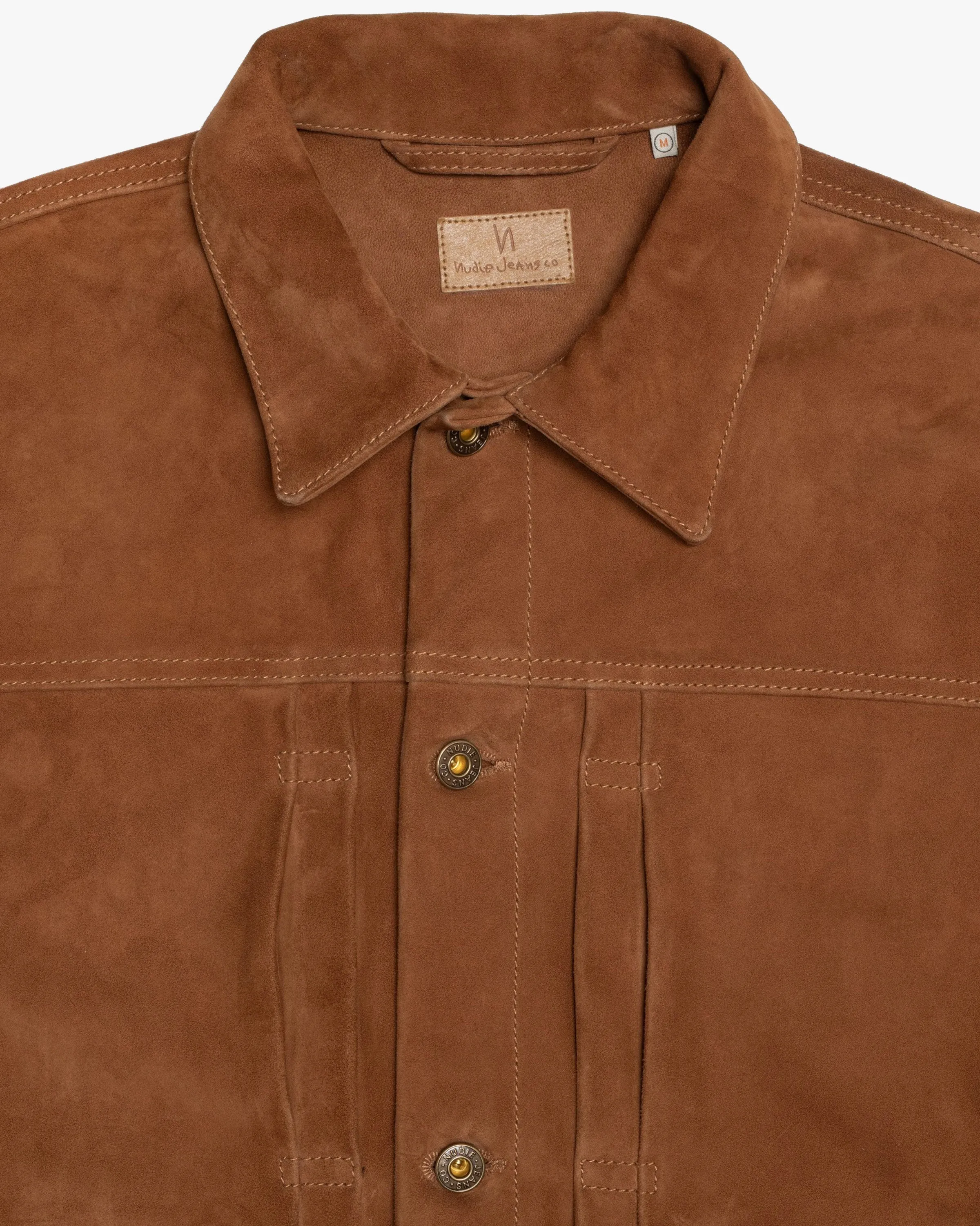 Nudie Jeans Dante II Suede Jacket - Camel