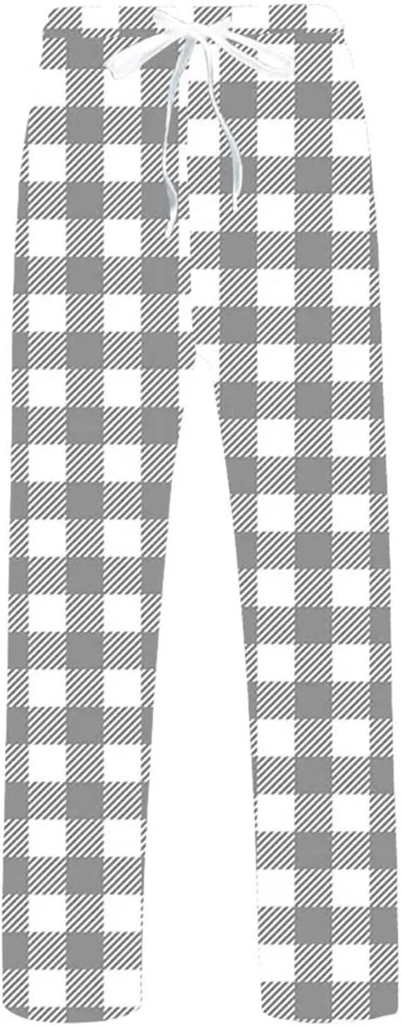 Sweatpants for Men Tapered Fashion Men's Casual Plaid Loose Sports Plaid Pajama Pants Pants Lightweight Workout