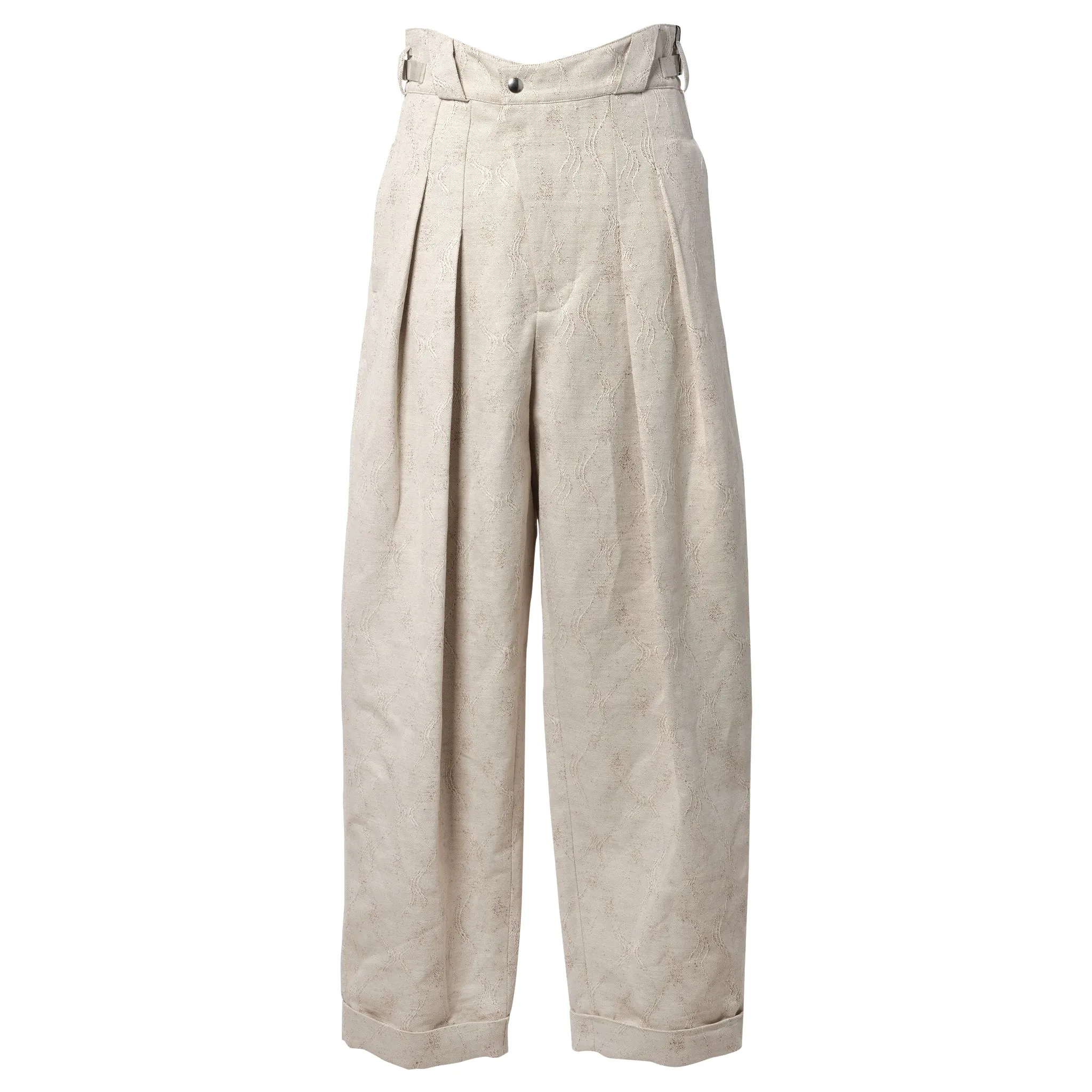 TAILORED BALLOON TROUSERS / IVORY