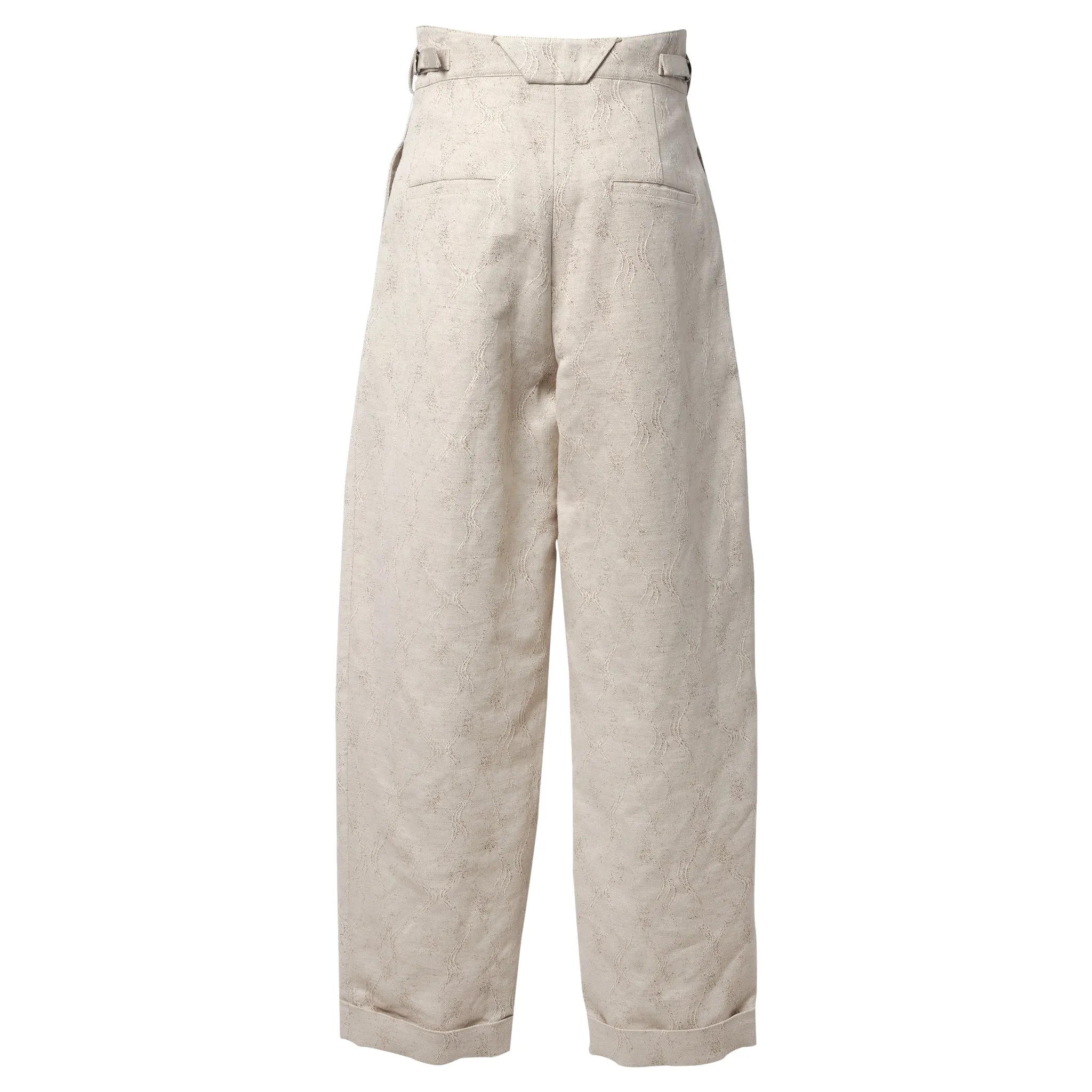 TAILORED BALLOON TROUSERS / IVORY