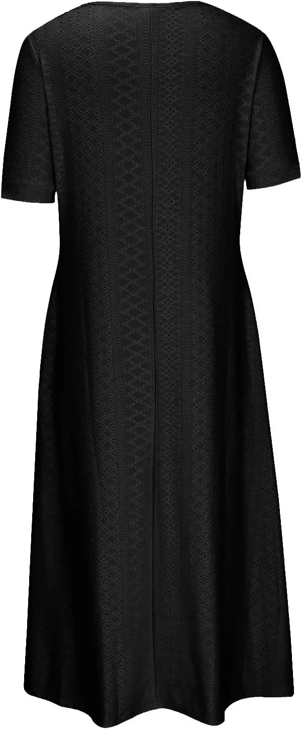 Tie Shoulder Mini Dress for Women Bow Square Neck Babydoll Ruffle Short Dress Summer Boho Flowy Sleeveless Sundress