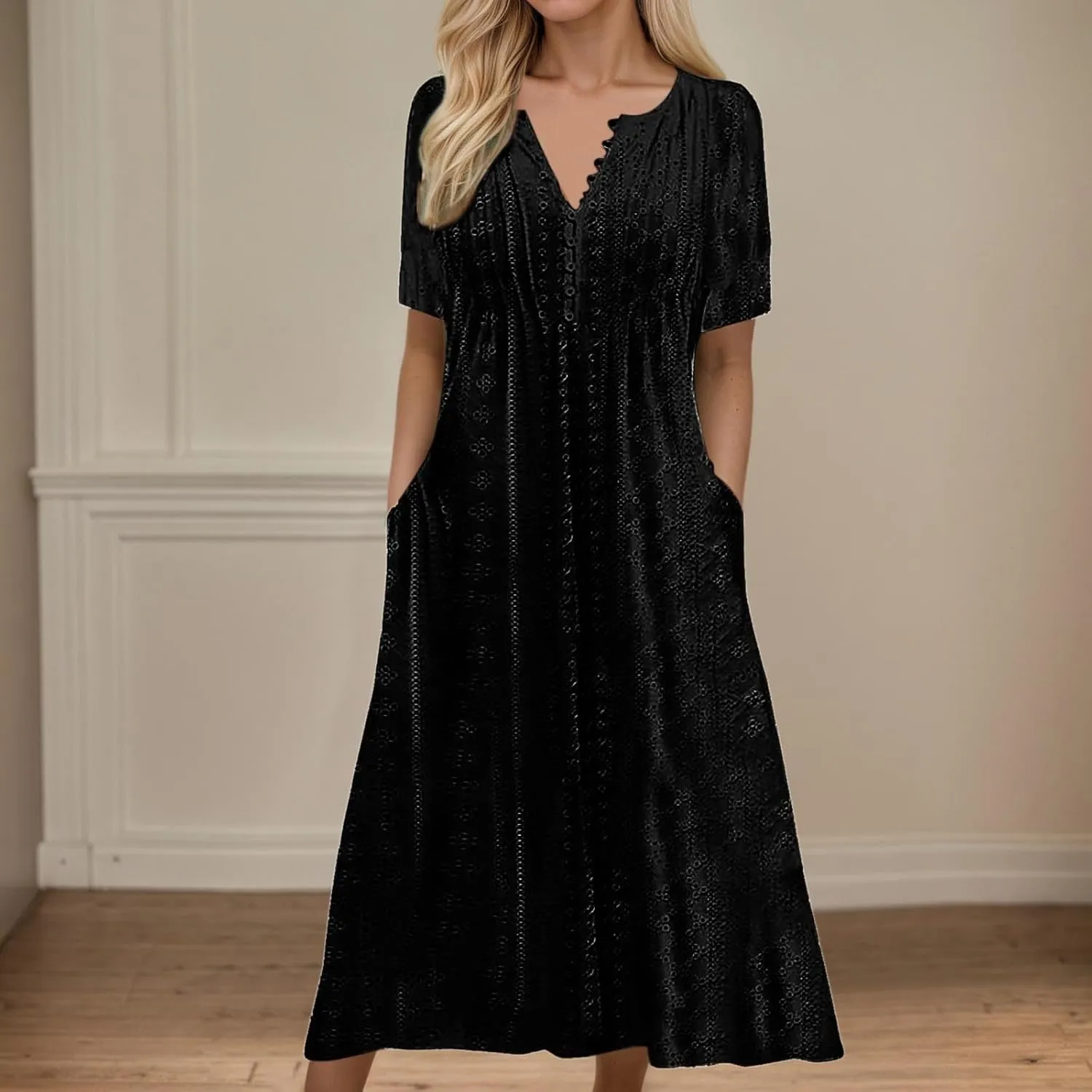 Tie Shoulder Mini Dress for Women Bow Square Neck Babydoll Ruffle Short Dress Summer Boho Flowy Sleeveless Sundress